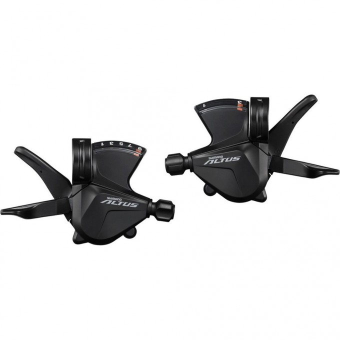 Шифтер SHIMANO ALTUS, M2000, левый/правый, 3X9 скоростей, трос+оплетка ESLM2000PA3