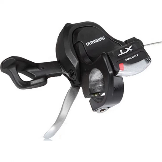 Шифтер SHIMANO XT, M780, левый, 3 скорости, трос+оплетка ISLM780LBP Шифтер SHIMANO XT, M780, левый, 3 скорости, трос+оплетка ISLM780LBP