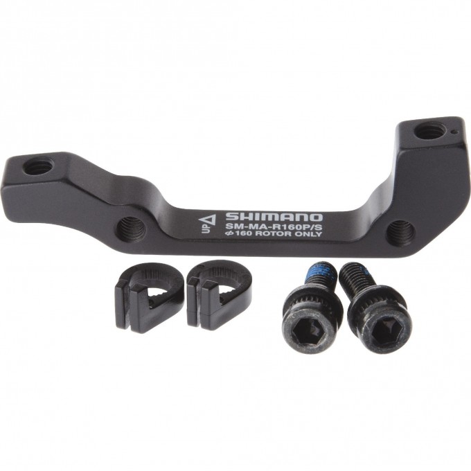 Адаптер дискового тормоза SHIMANO R160P/S, болт 2 штуки, стопорное кольцо 2 штуки ISMMAR160PSA