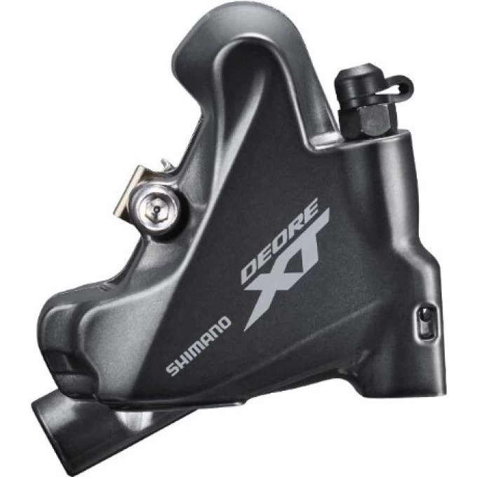 Калипер задний SHIMANO DEORE XT M8110, flat mount, гидравлический, болты 25 мм, полимерные колодки IBRM8110RDRX