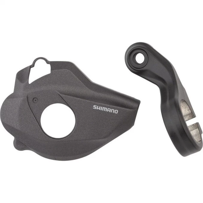 Крышка корпуса шифтера без индикатора SHIMANO SL-M8100, с хомутом, правая Y0GT98020 Крышка корпуса шифтера без индикатора SHIMANO SL-M8100, с хомутом, правая Y0GT98020