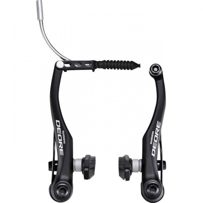 Тормоз v-br SHIMANO DEORE, BR-T610, черный, задние колодки S70C EBRT610RX41SLP
