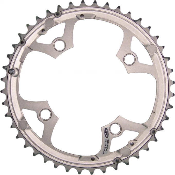 Звезда передняя велосипедная SHIMANO DEORE для FC-M510, 48T, серебристая Y1DS98210